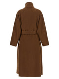 Double-breasted belted coat 2