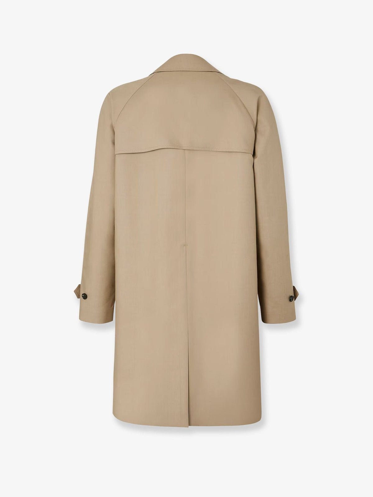 Double-breasted Mackintosh fabric trench 2