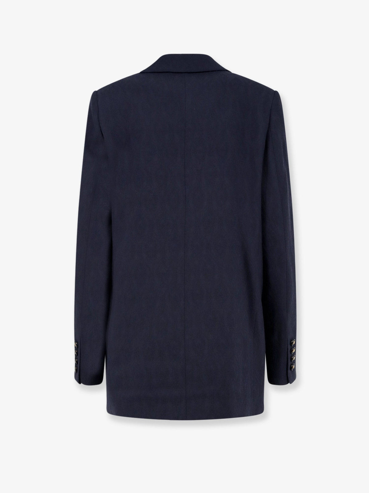 Double-breasted stretch wool blazer 2