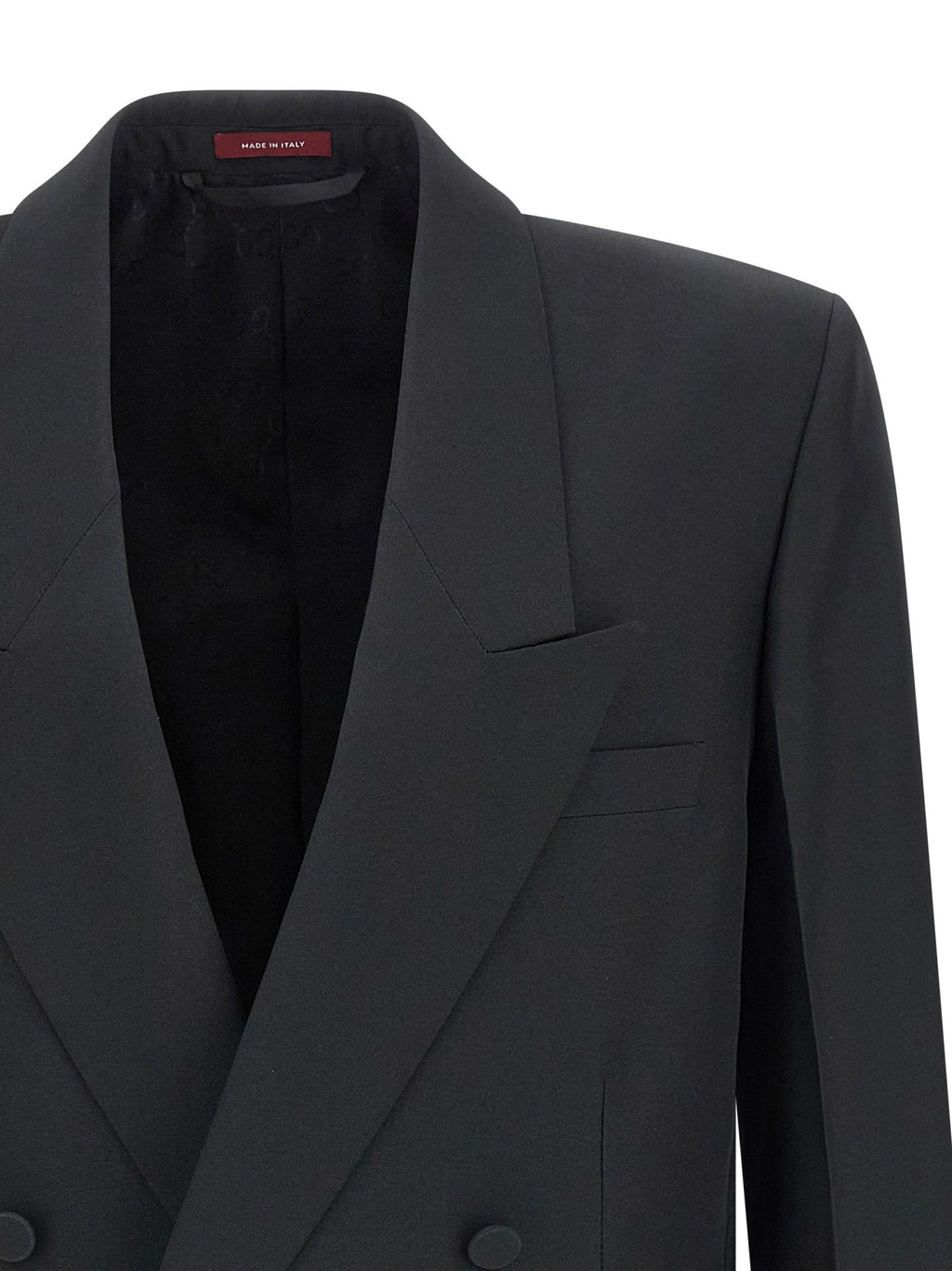 Double-breasted technical Panama blazer 3
