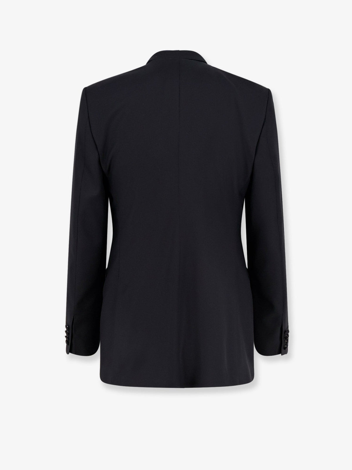 Double-breasted virgin wool blazer 4