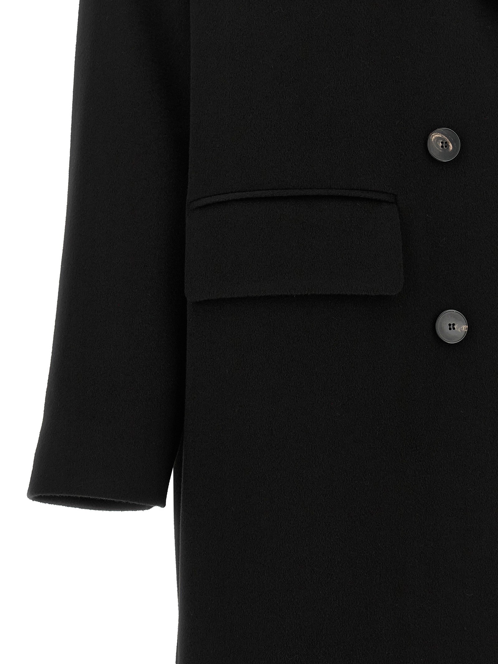 Double-breasted wide coat 4