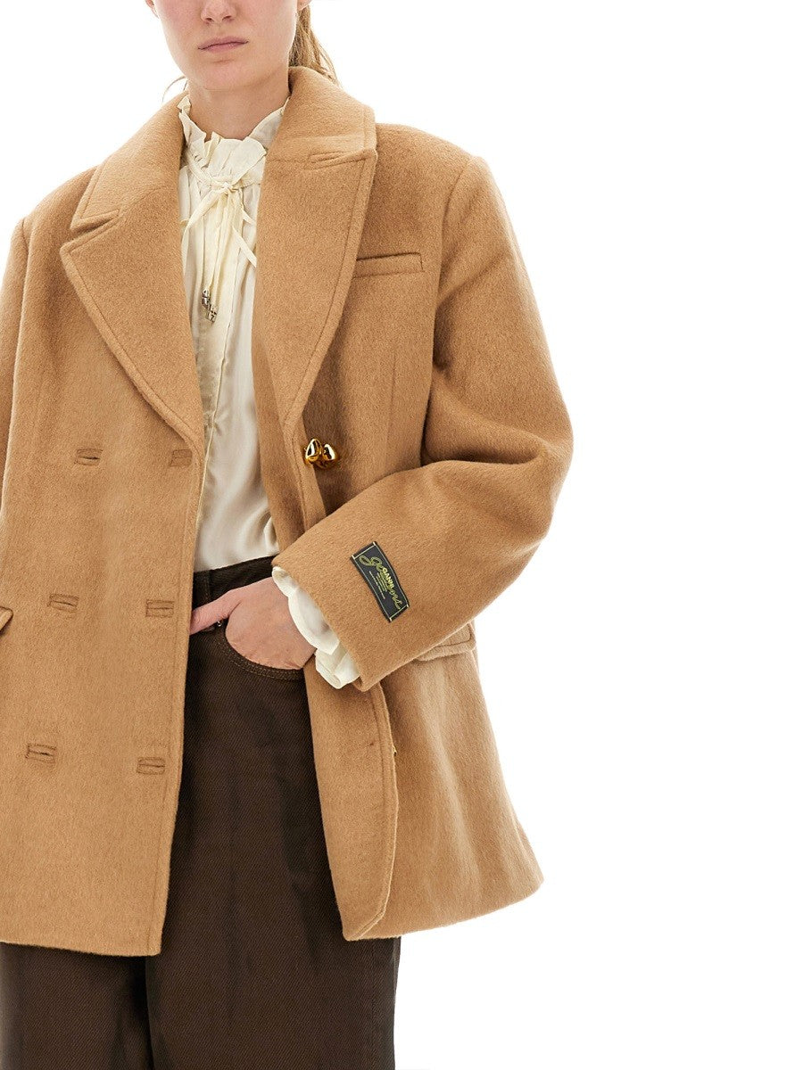 DOUBLE-BREASTED WOOL BLAZER 4