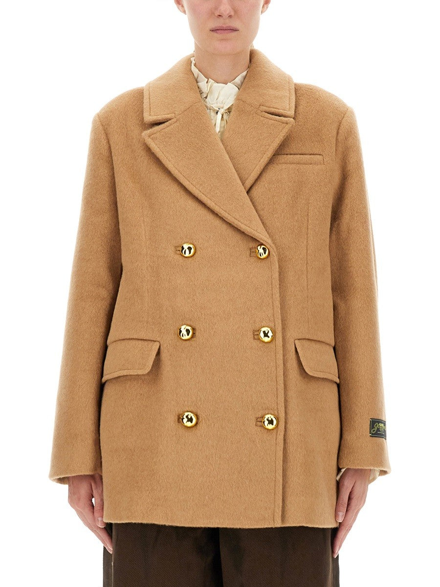 DOUBLE-BREASTED WOOL BLAZER