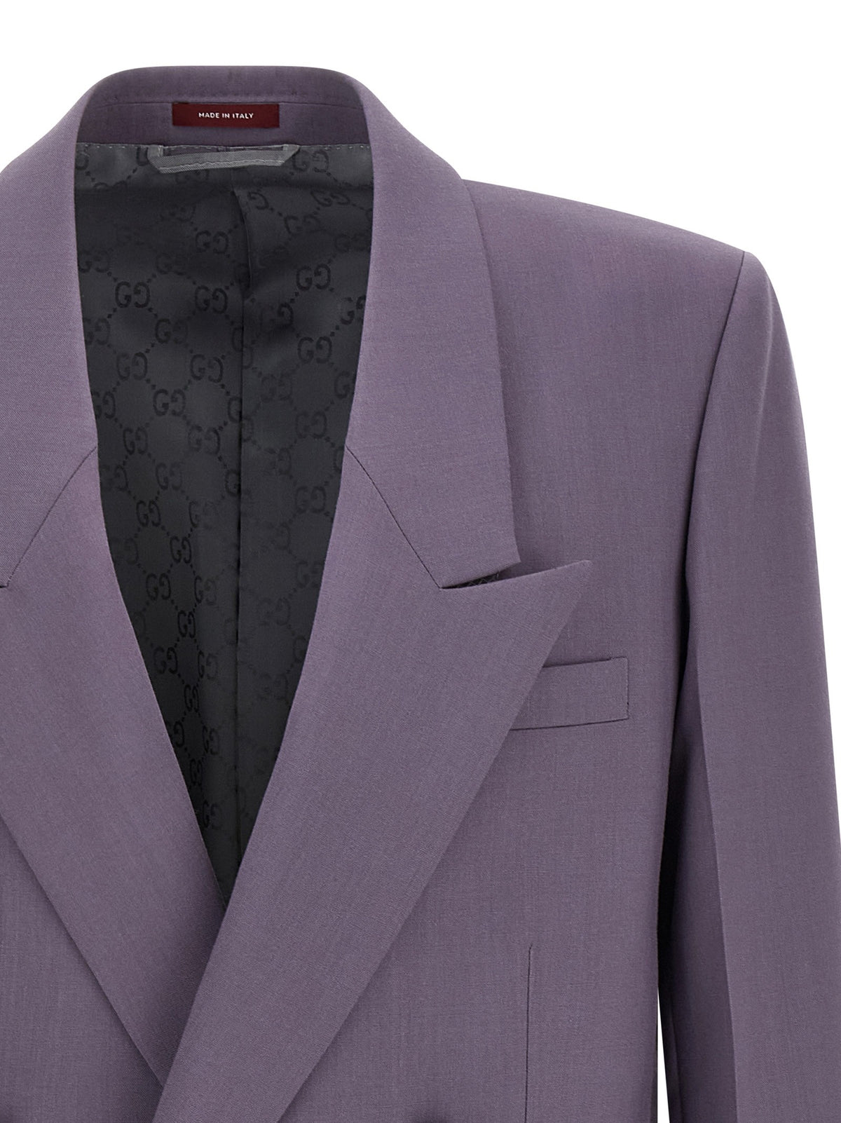 Double-breasted wool blazer 3