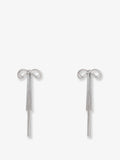 Double Crystal Bow Earrings