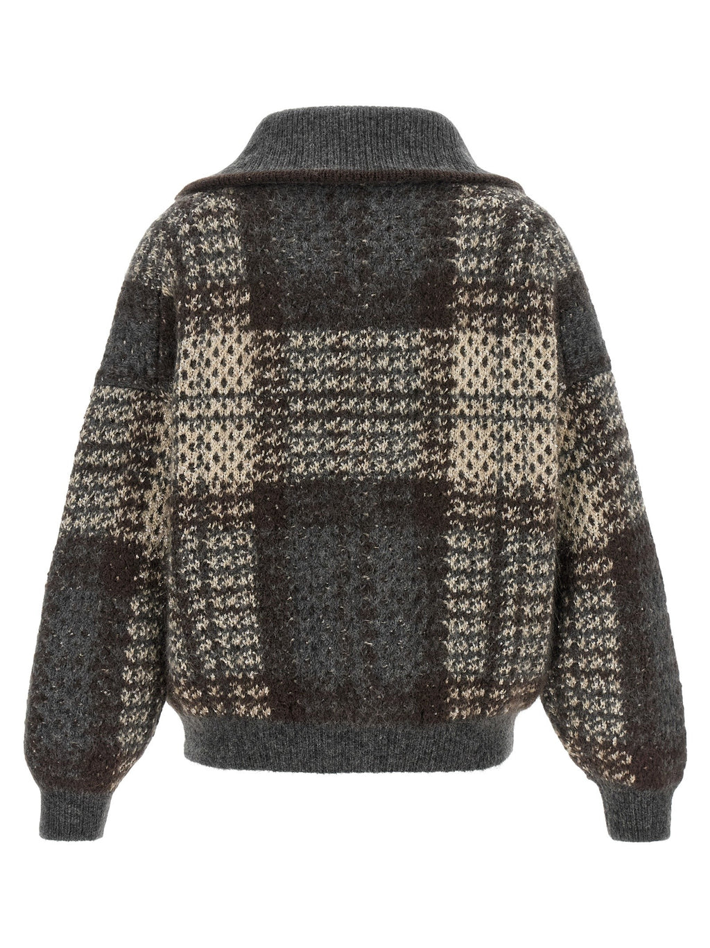 Double 'Dazzling Tartan' cardigan 2