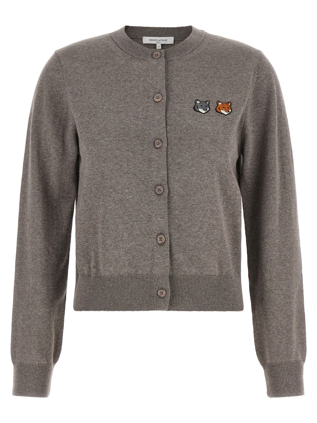 'Double Fox Head' cardigan 2