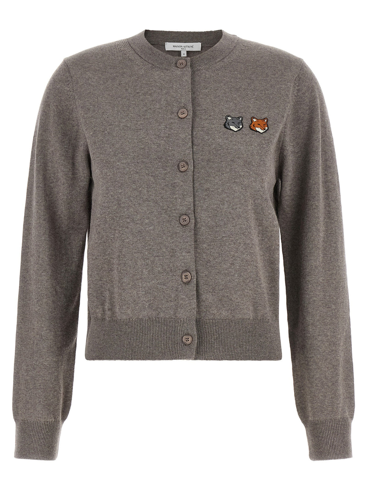'Double Fox Head' cardigan 2