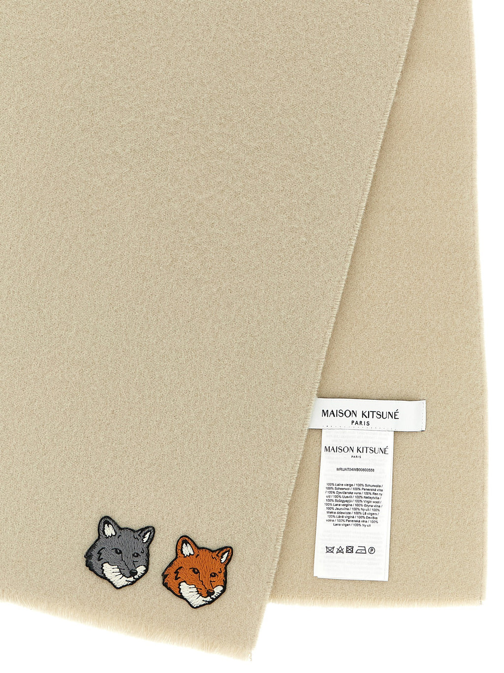 'Double Fox Head' scarf 3