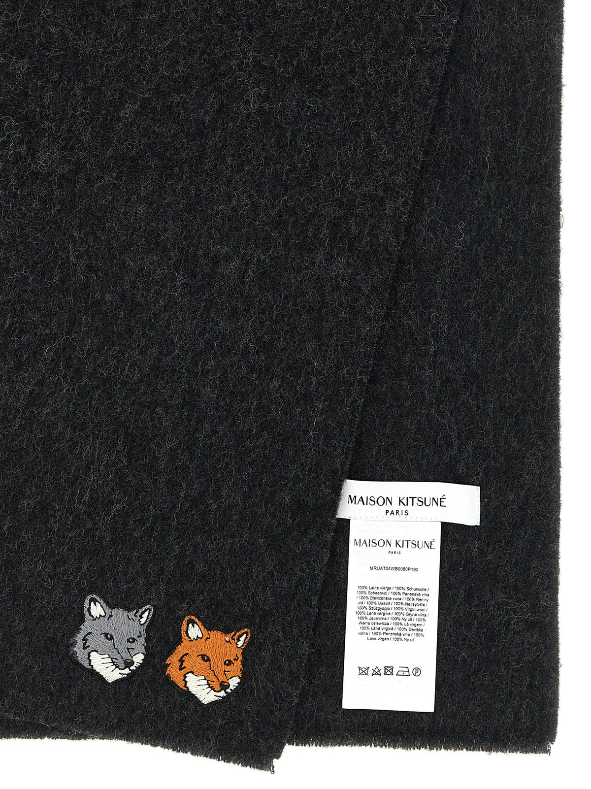 'Double Fox Head' scarf 3