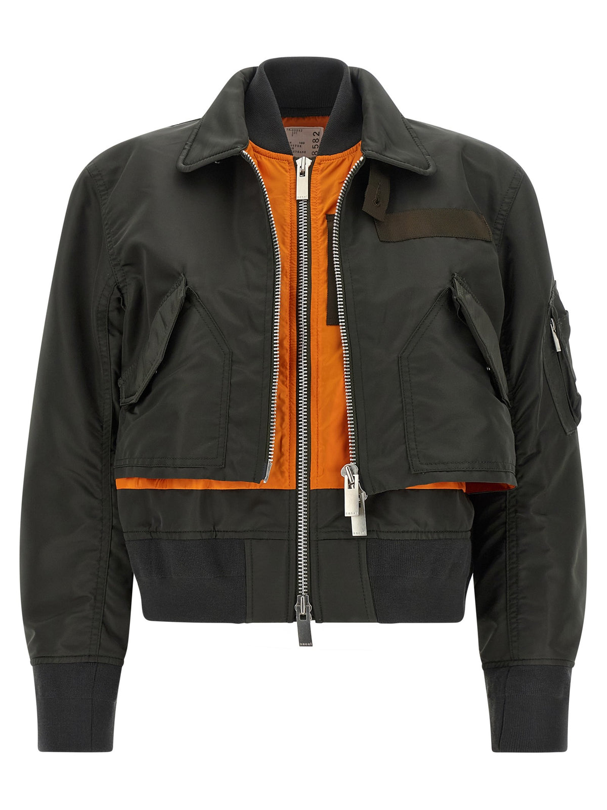 Cropped nylon jacket 2