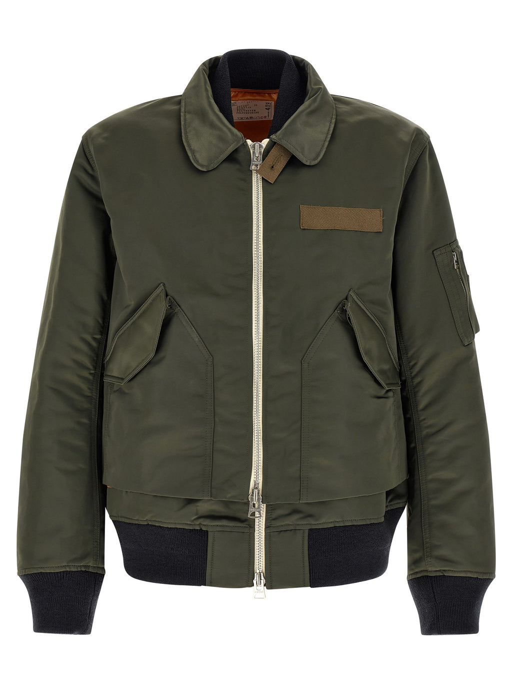 Cotton and nylon jacket
