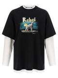 Double layer 'Rebel' t-shirt