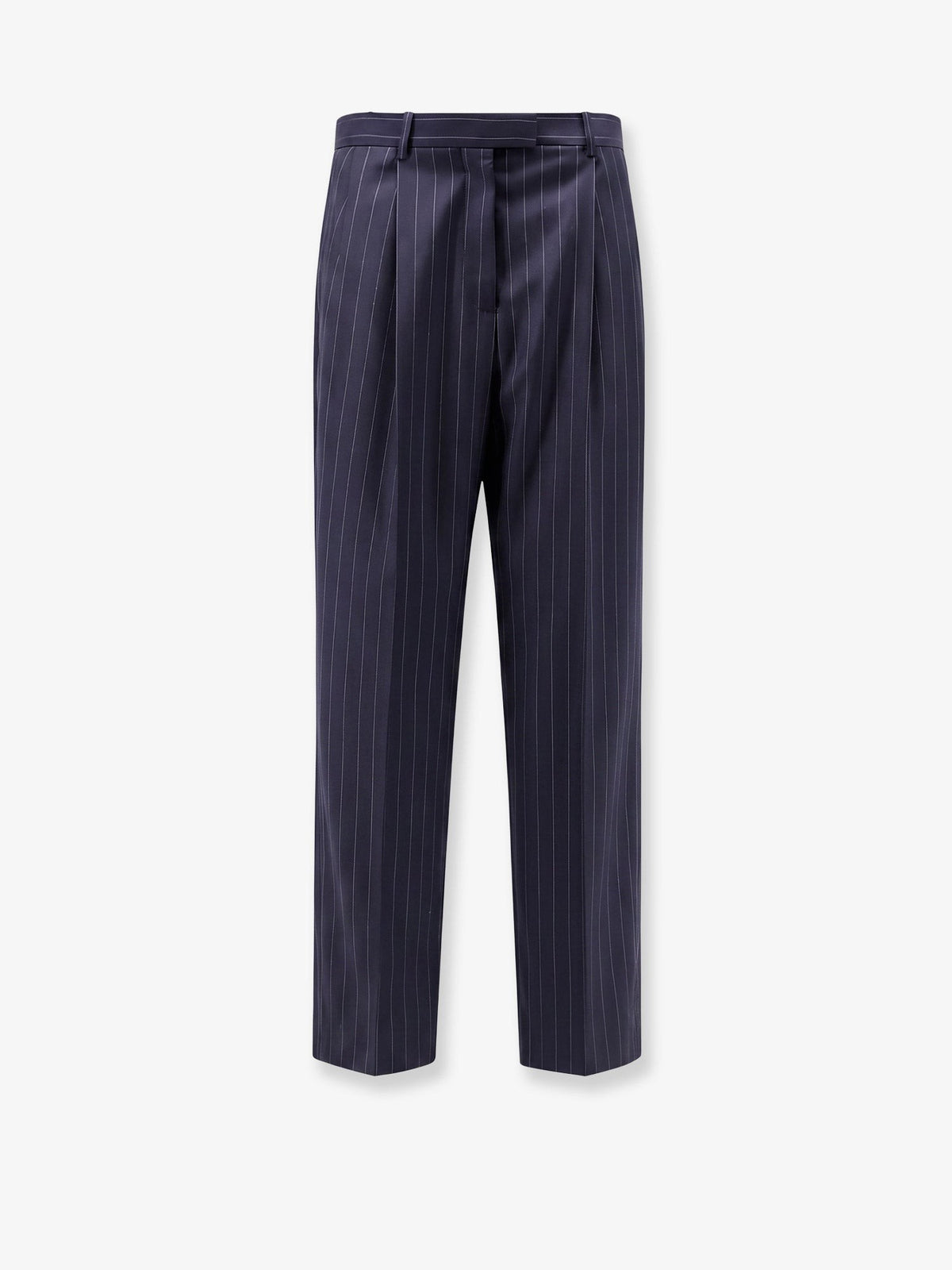 Double Pleat wool trousers