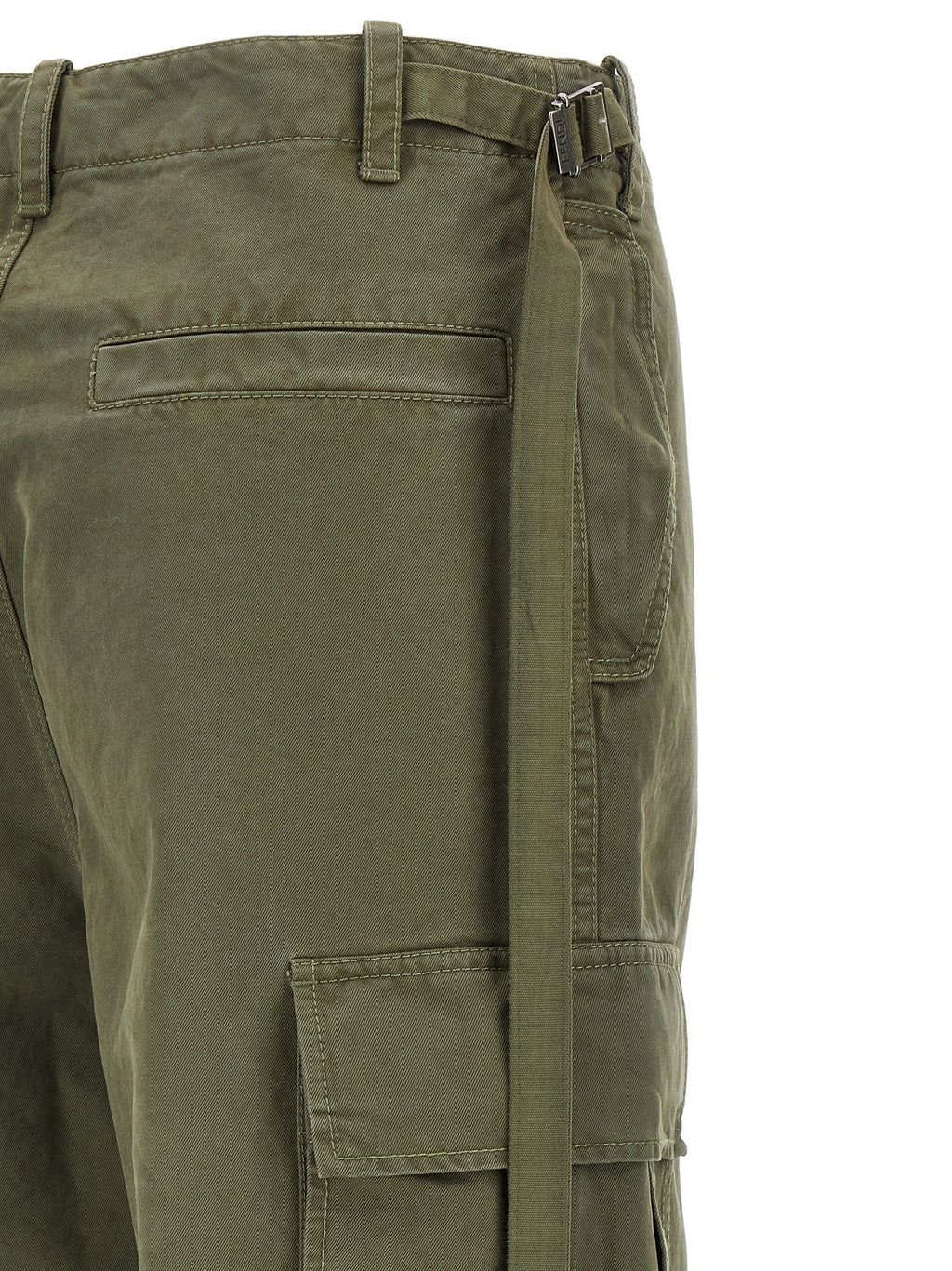 Double stitch embroidery pants 4
