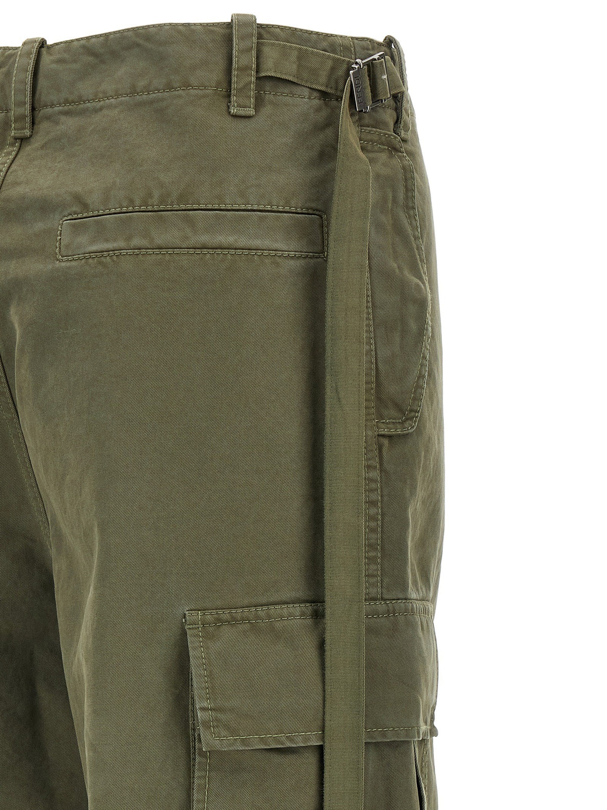 Double stitch embroidery pants 4