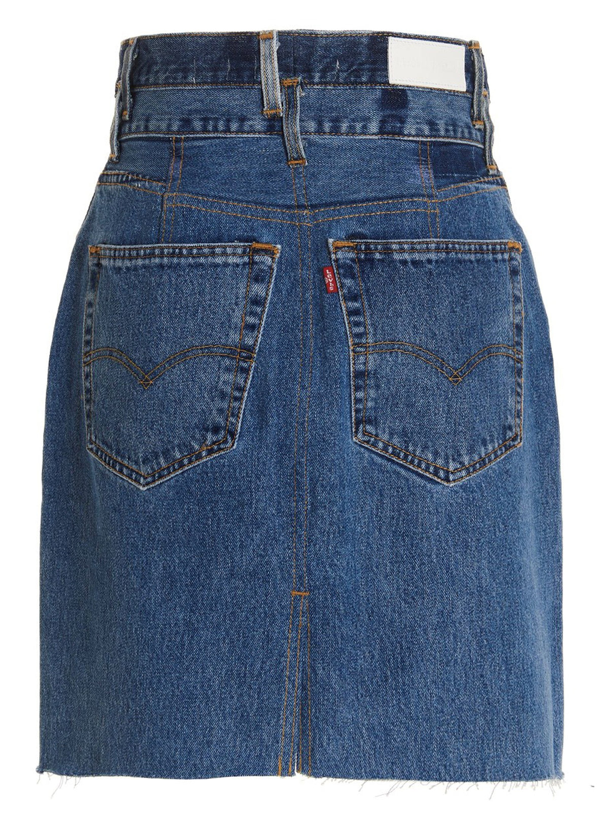 'Double Waisted Pencil' Re Done x Levi's skirt 8