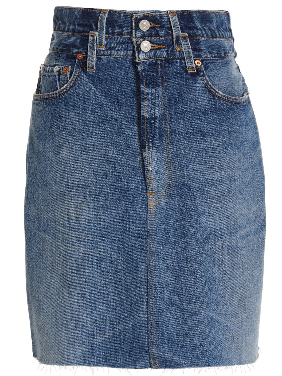 'Double Waisted Pencil' Re Done x Levi's skirt 9