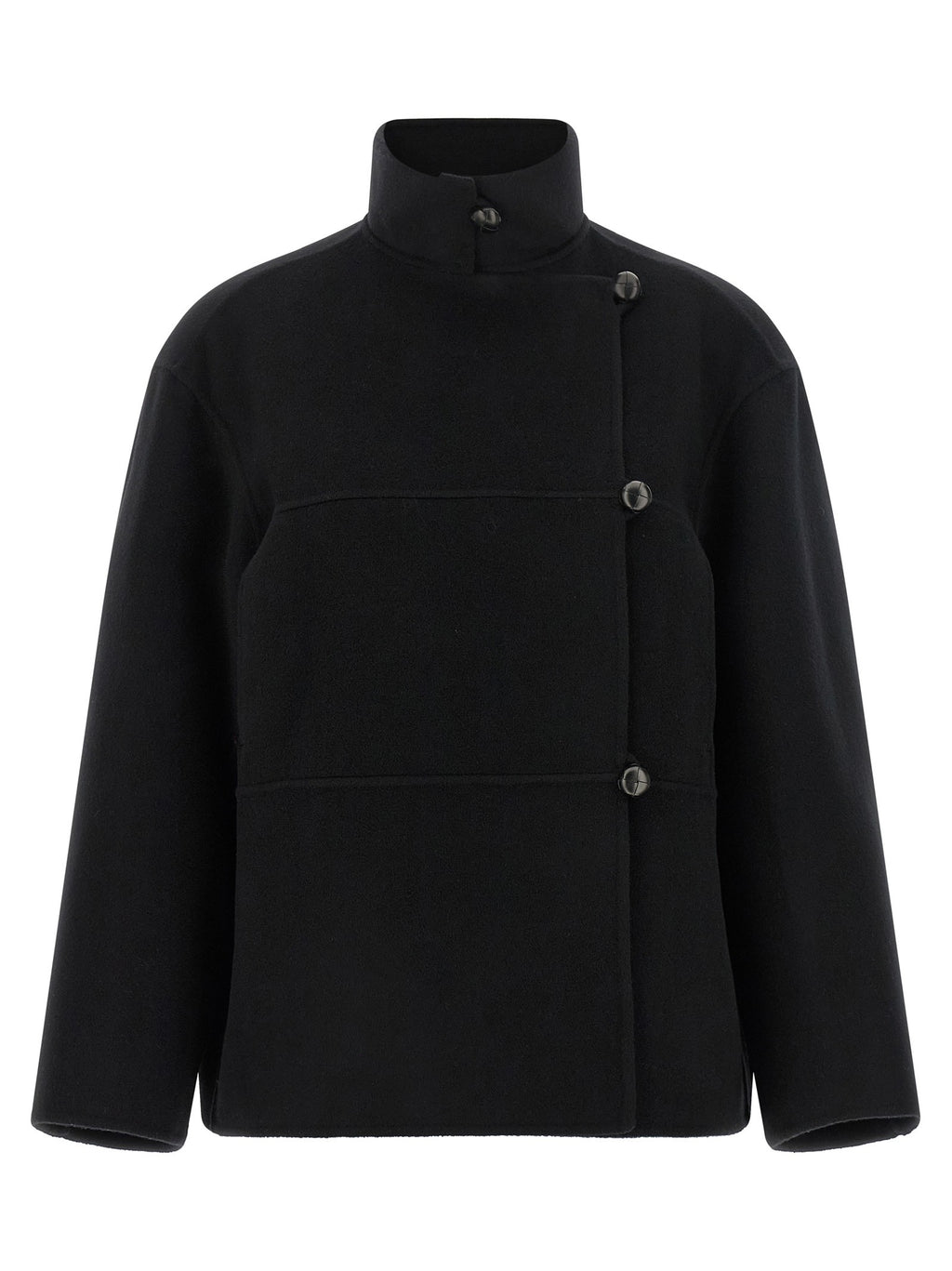 Double wool coat