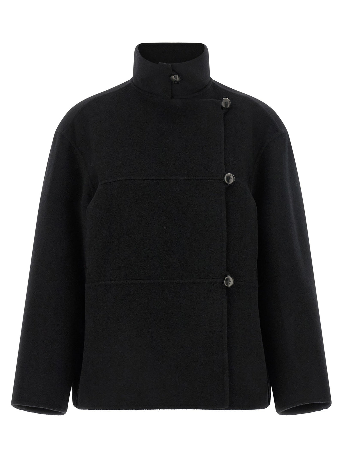 Double wool coat
