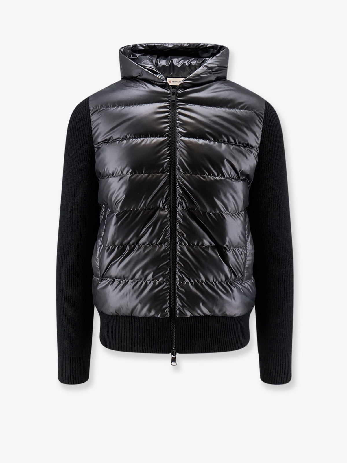 Down Jacket with virgin wool inserts