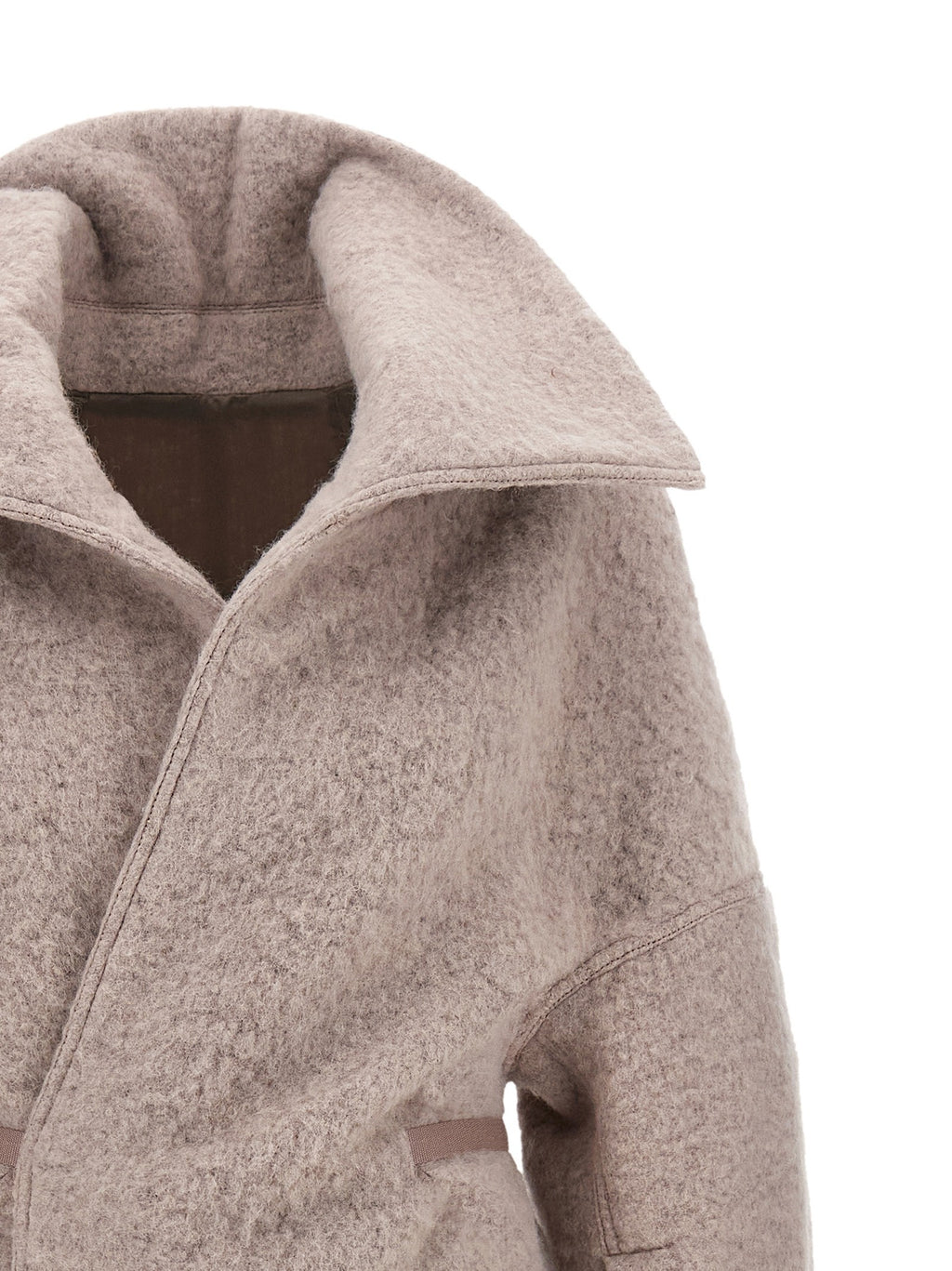 'Dracucollar Belted' coat 3