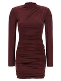 Draped dress