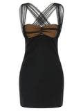 'Draped Padded Cup Mini' dress