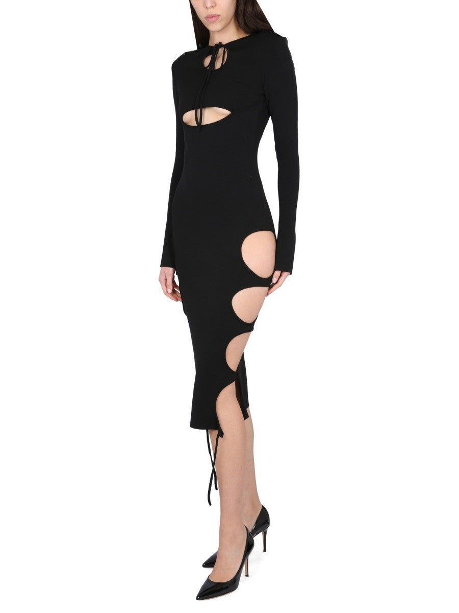DRESS WITH CUT-OUT DETAILS 2