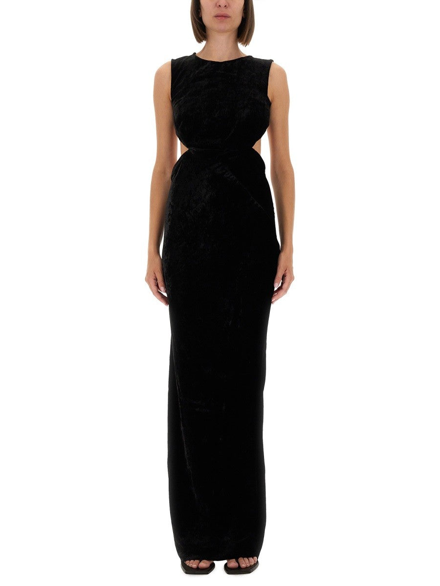 DRESS WITH OPEN BACK