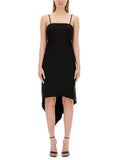 DRESS WITH SCARF HEM