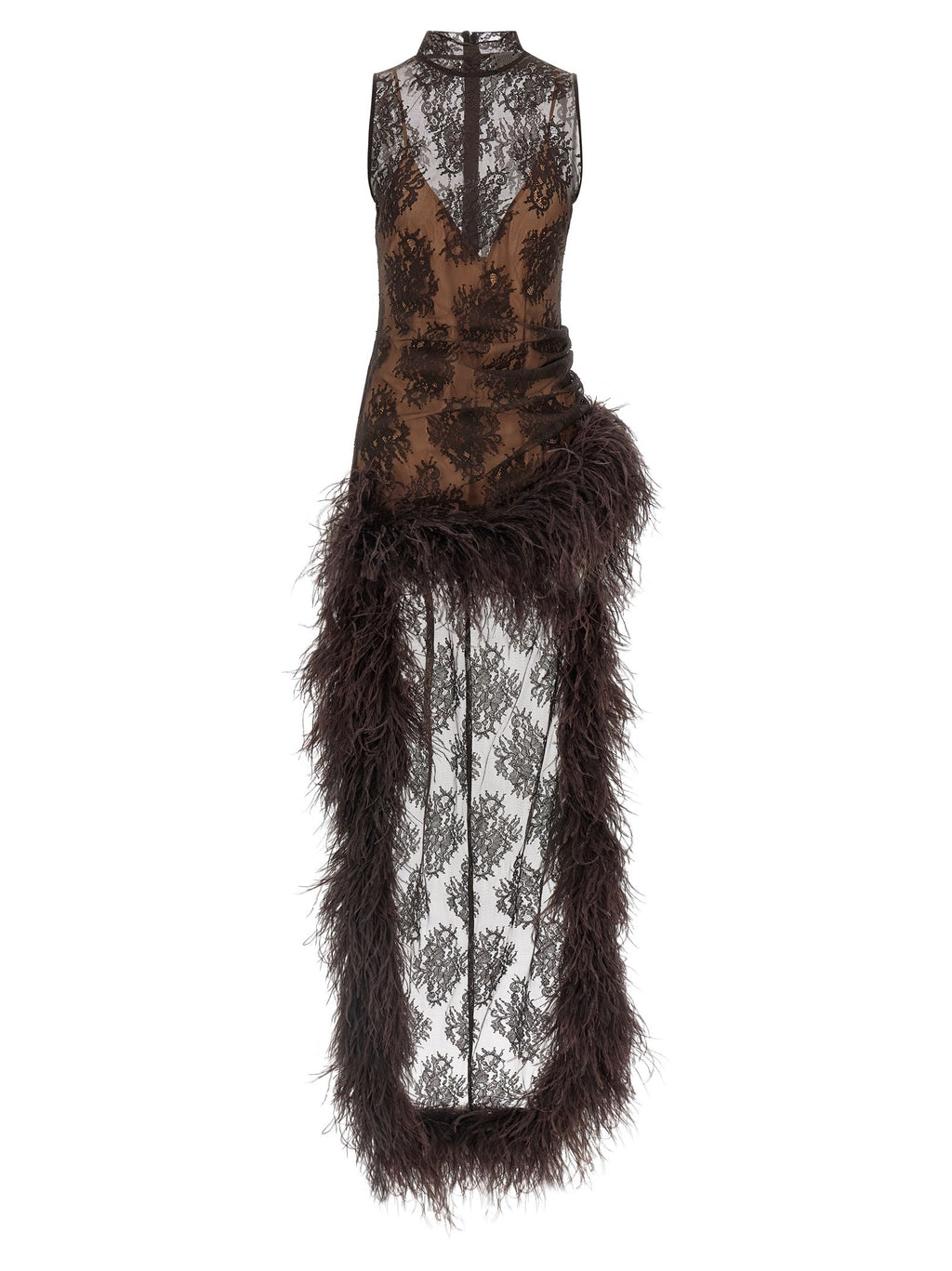 Dress with train