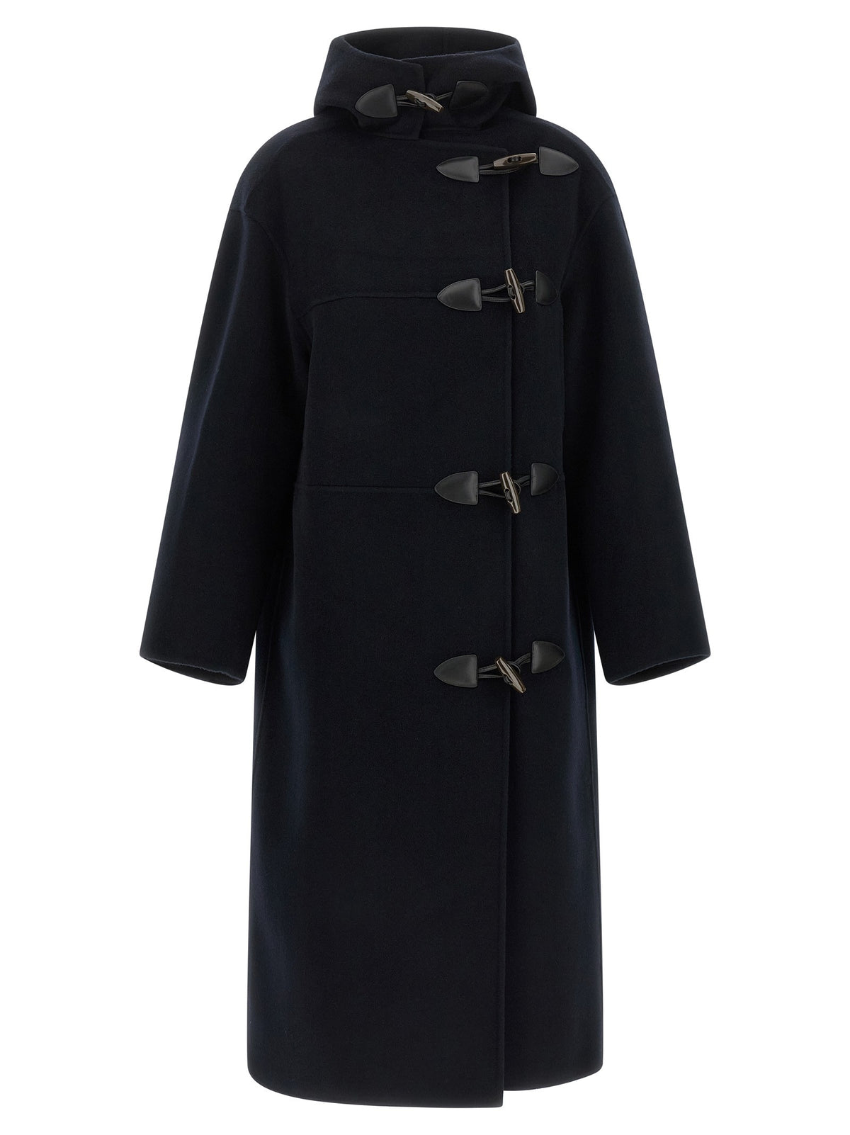 'Duffle' reversible coat with alamari