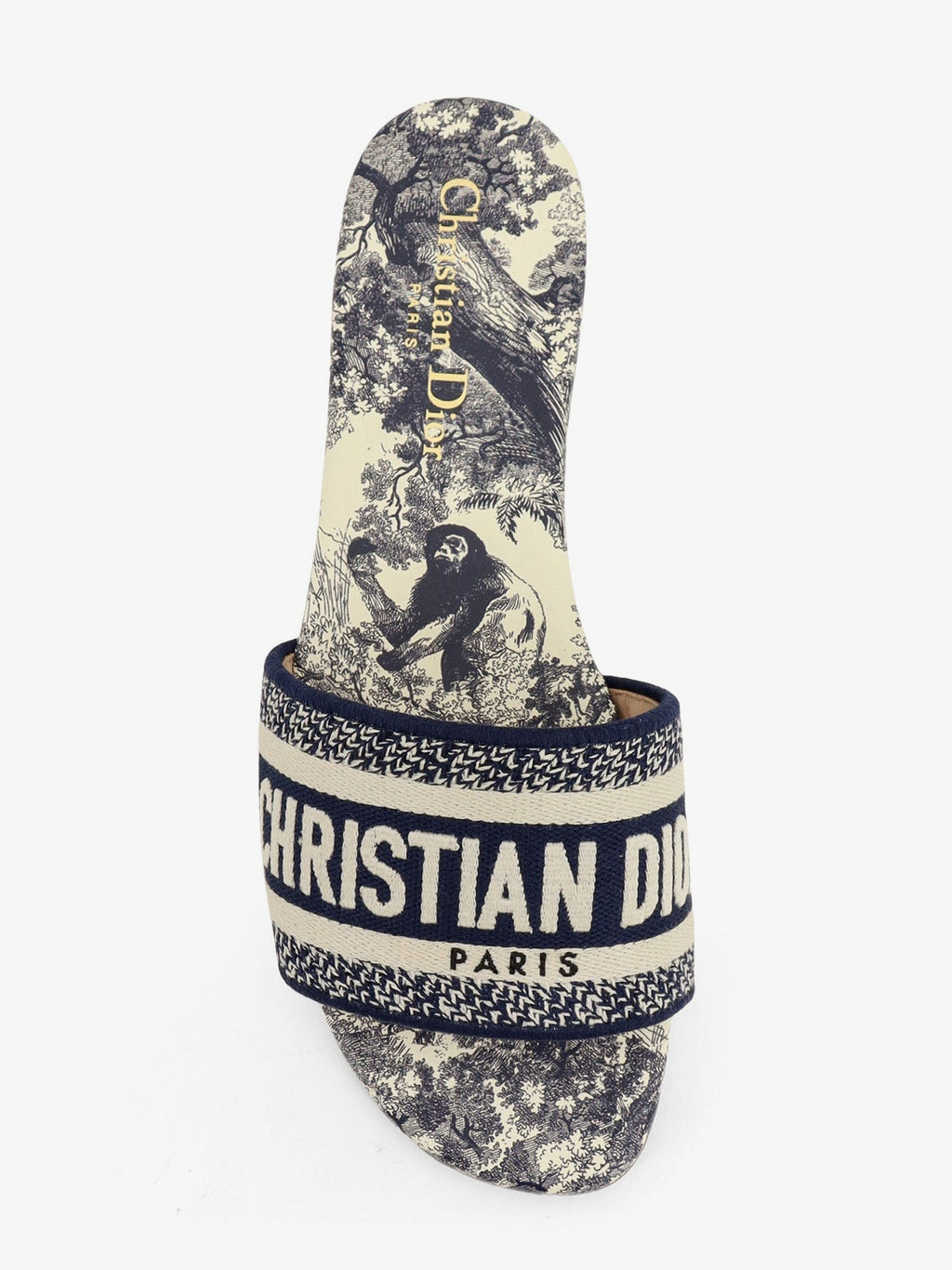 Dway sandals in cotton with Toile de Jouy motif 5