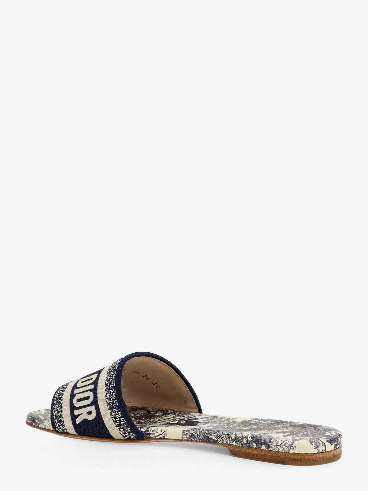 Dway sandals in cotton with Toile de Jouy motif 3