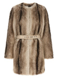 Eco-fur coat