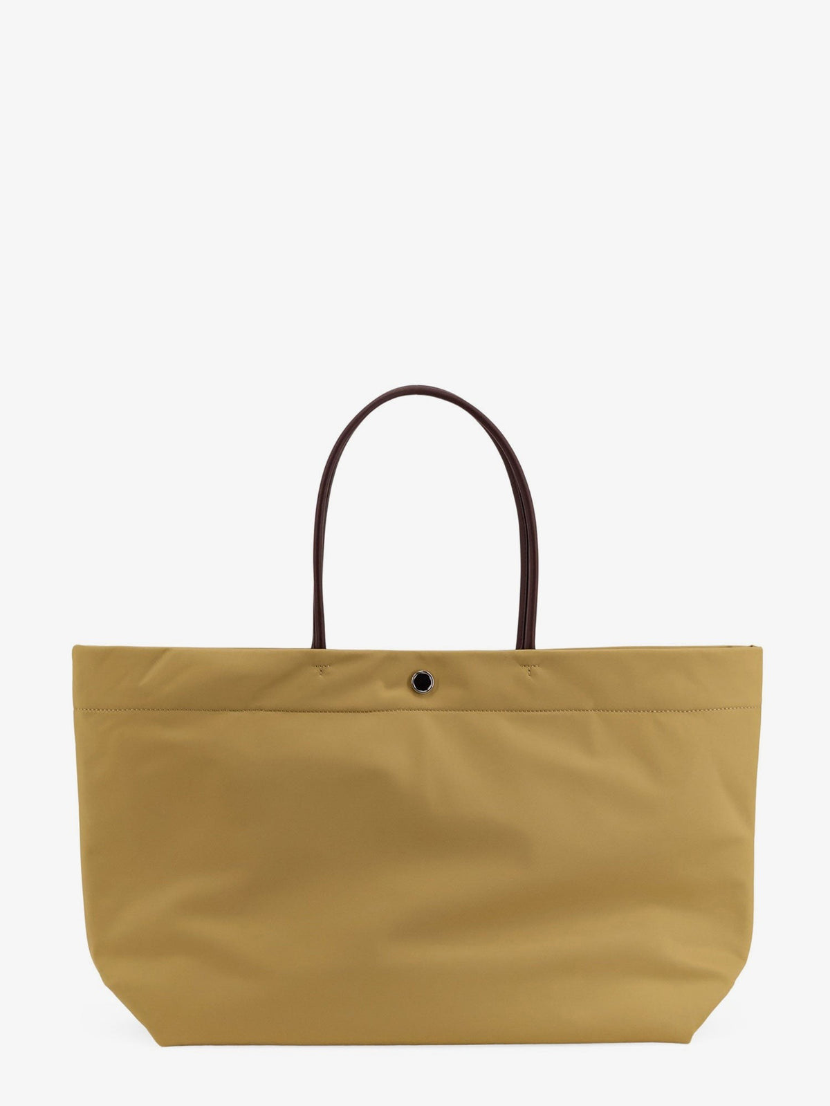 Ella Twist nylon shoulder bag with maxi logo patch on the front 2