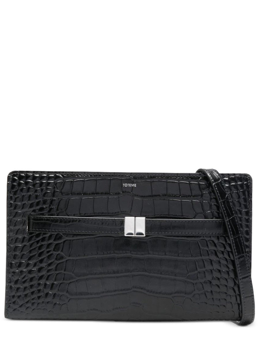 EMBOSSED SHOULDER BAG