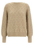 Embossed sweater