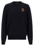 Embroidered coat of arms sweater