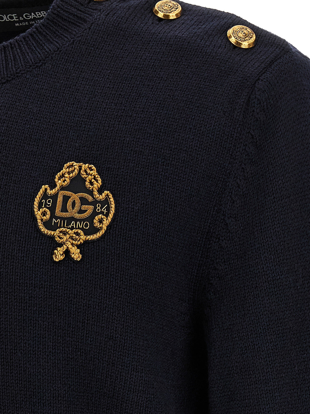 Embroidered coat of arms sweater 4