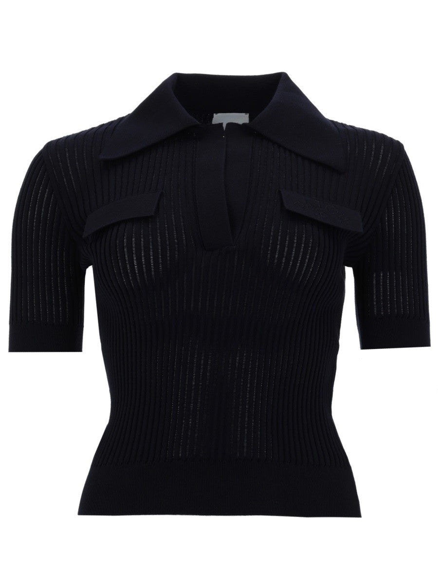 EMBROIDERED COTTON POLO SHIRT