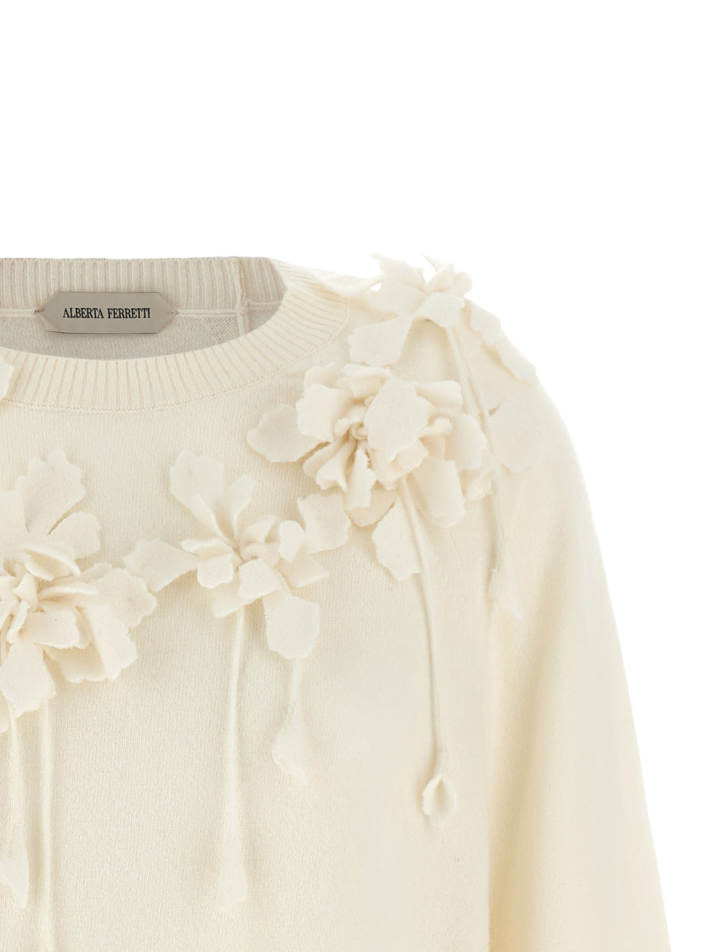 Embroidered flower sweater 3