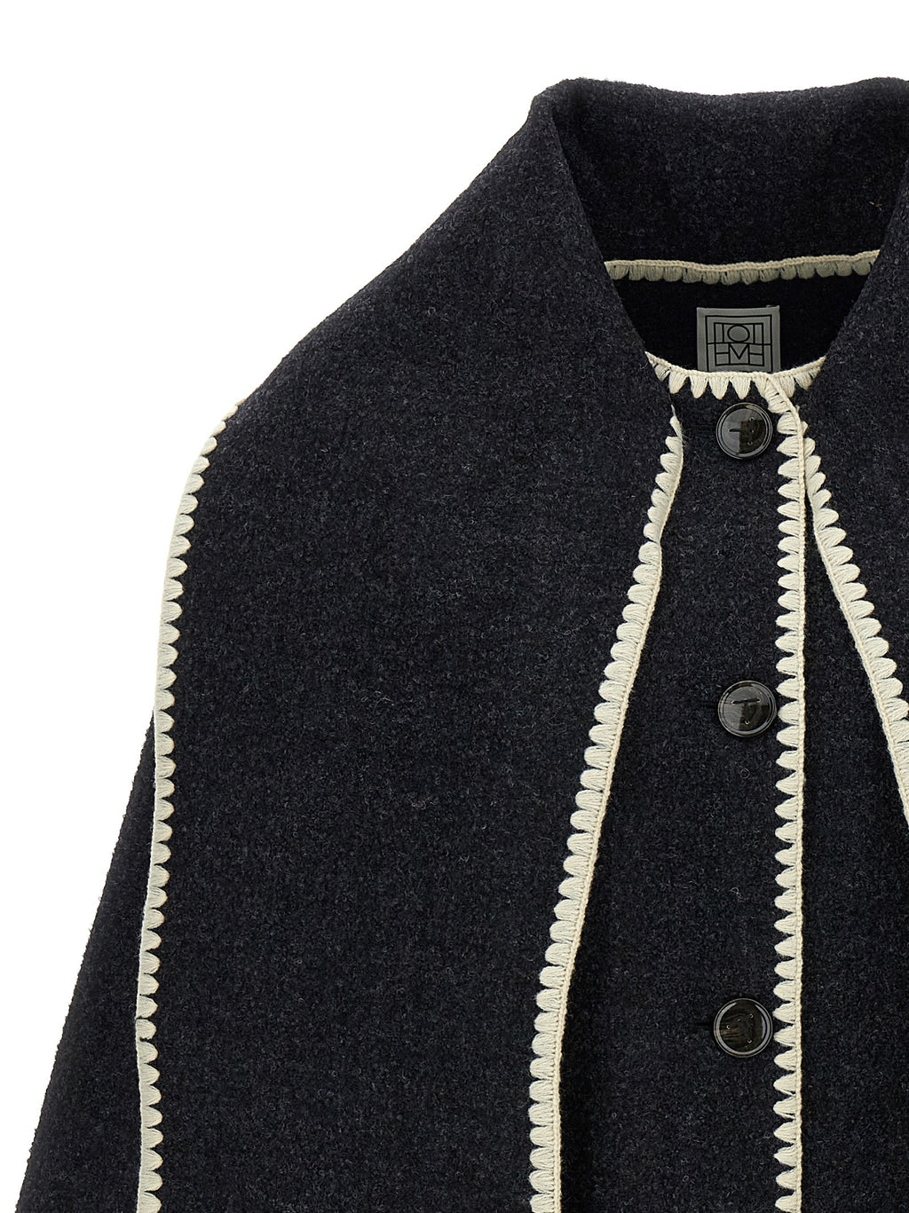 'Embroidered Scarf Jacket Harvest' coat 4