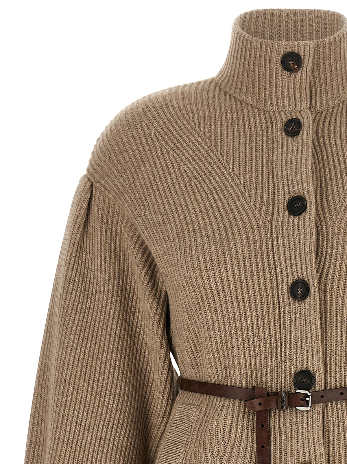 Wool, cashmere, and silk blend cardigan 3