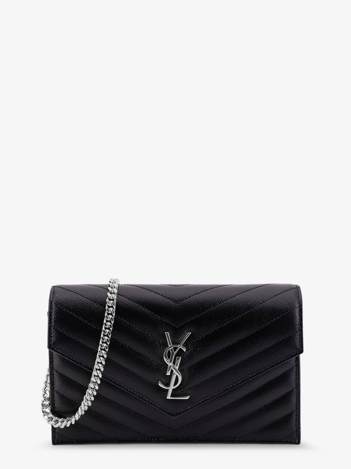 Envelope leather wallet crossbody bag