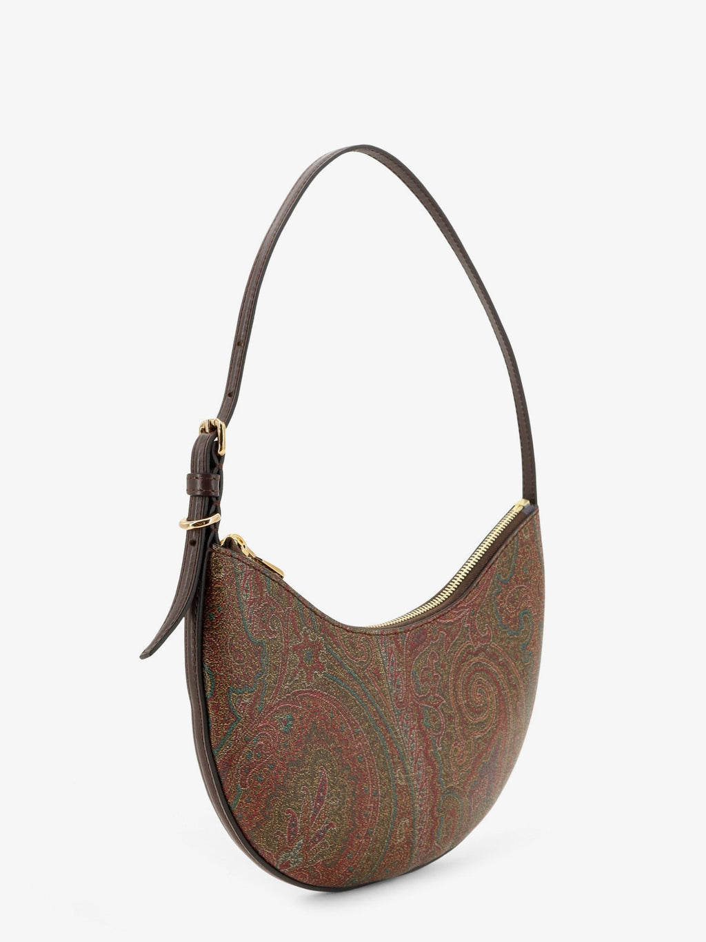Etro Essential S Arnica Hobo shoulder bag in paisley jacquard fabric 3