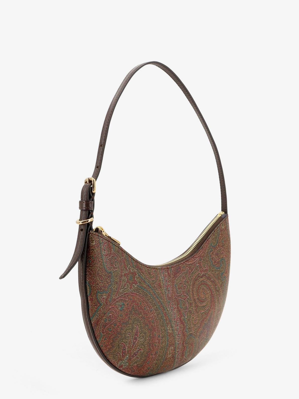 Etro Essential S Arnica Hobo shoulder bag in paisley jacquard fabric 3