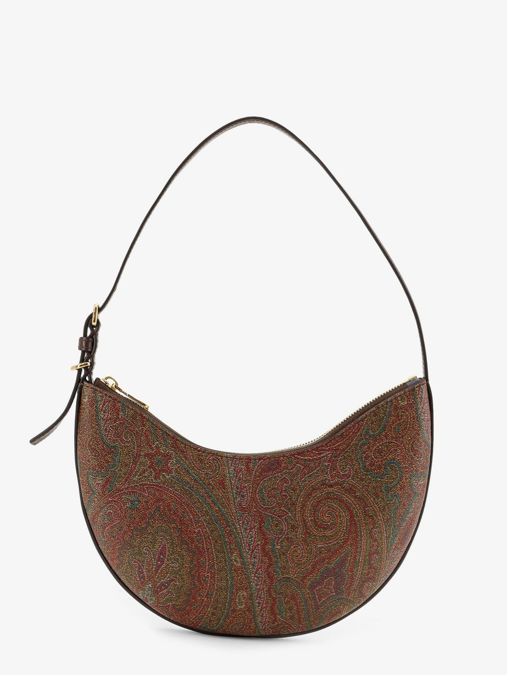 Etro Essential S Arnica Hobo shoulder bag in paisley jacquard fabric